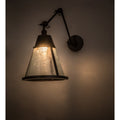 Kensington 12" Tall Wall Light, Bedroom Wall Sconce, Dimensions: Height: 12"