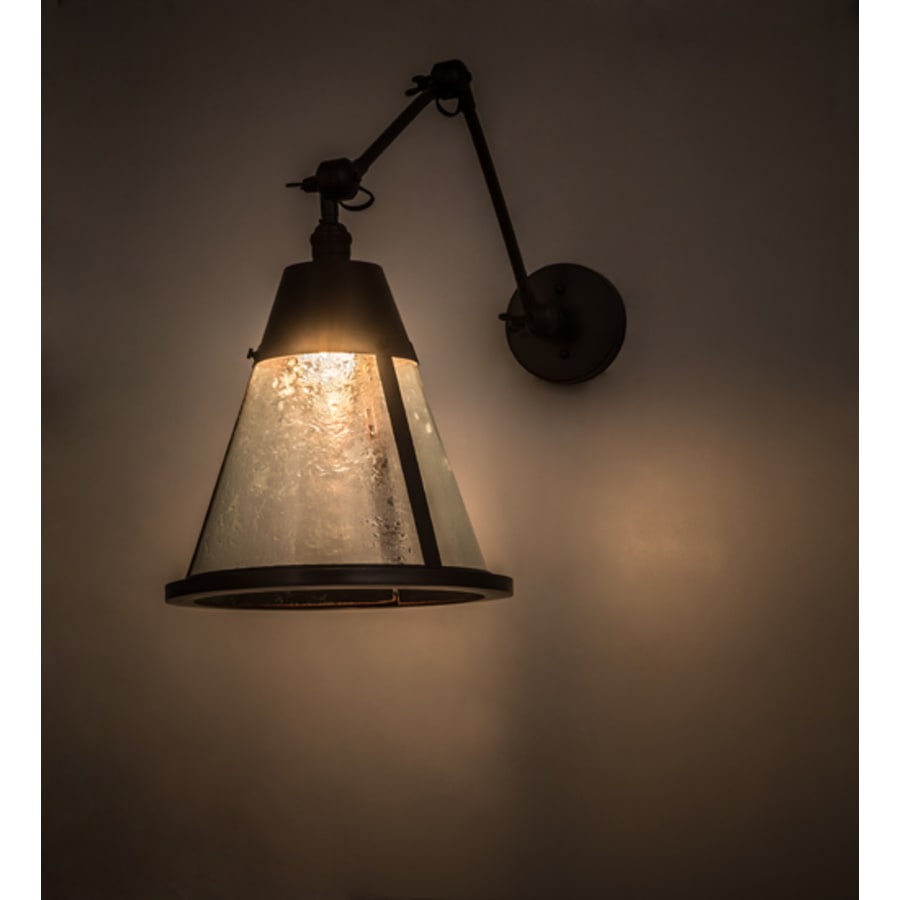 Kensington 12" Tall Wall Light, Bedroom Wall Sconce, Dimensions: Height: 12"