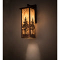 Tamarack 29" Tall Wall Light with Shade, Bedroom Wall Sconce, 2"