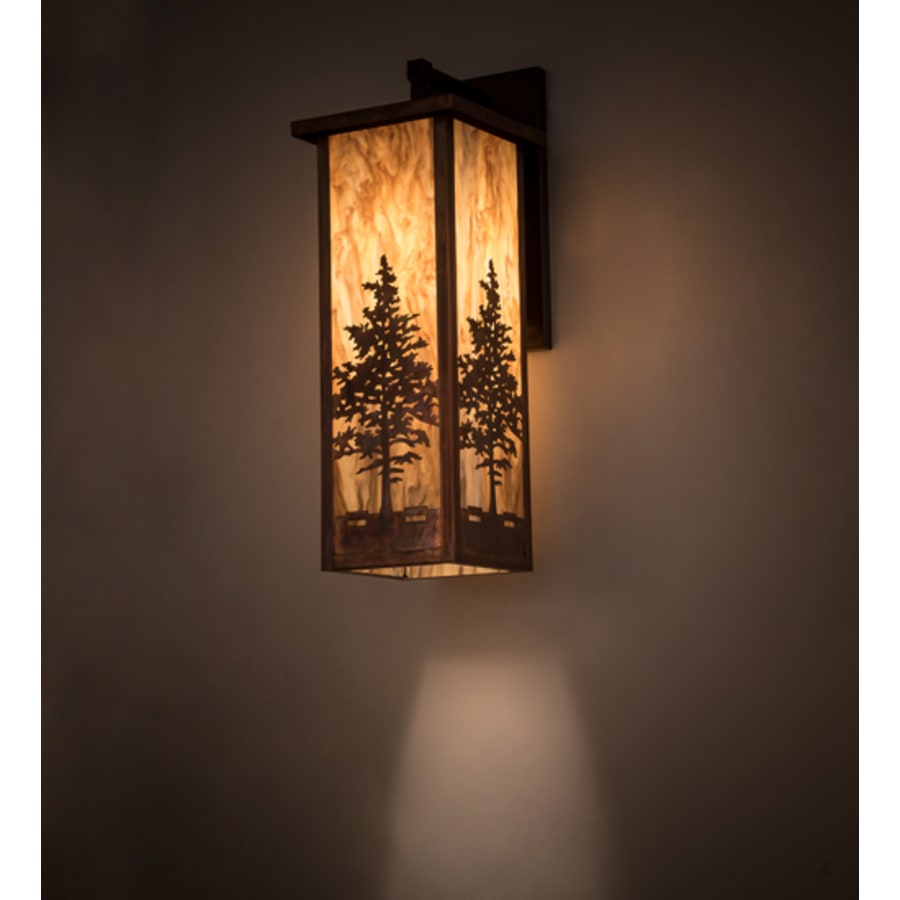 Tamarack 29" Tall Wall Light with Shade, Bedroom Wall Sconce, 2"