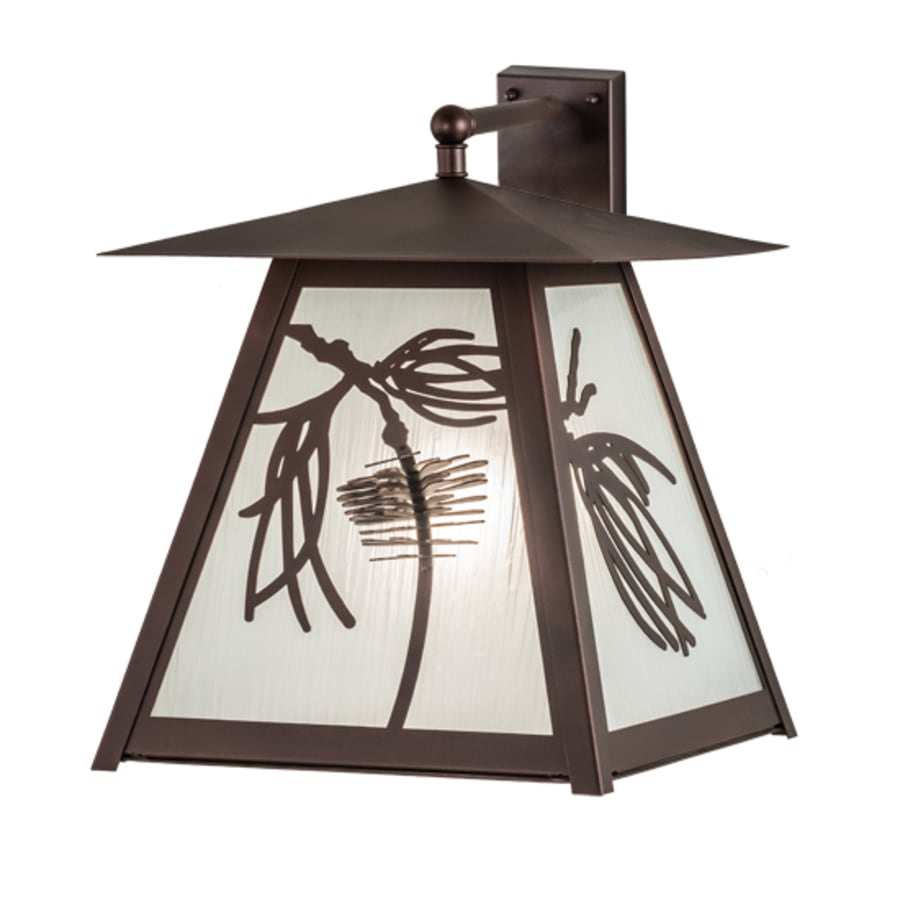 Scotch Pine 19" Tall Wall Light, Wall Sconce, Dimensions: Height: 19"