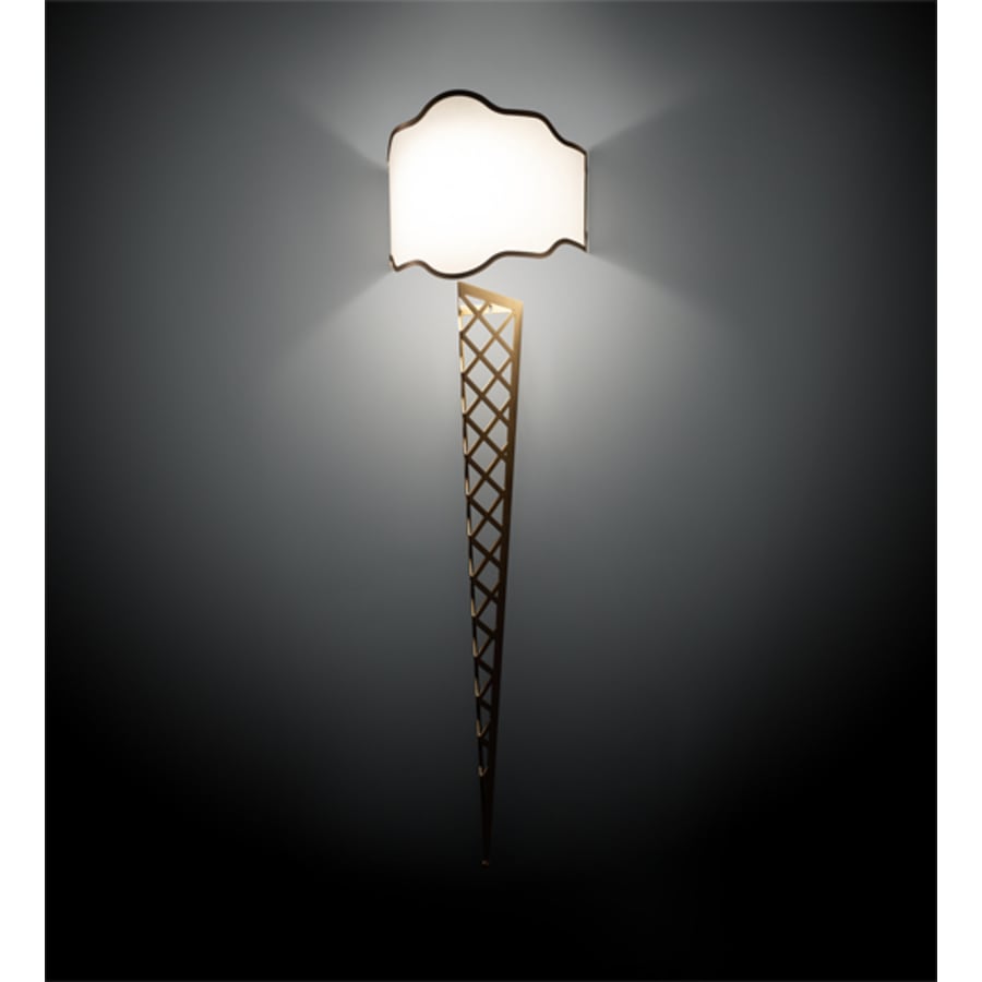 Custard and Cone 62" Tall Wall Light, Bedroom Wall Sconce, Dimensions: Height: 62"