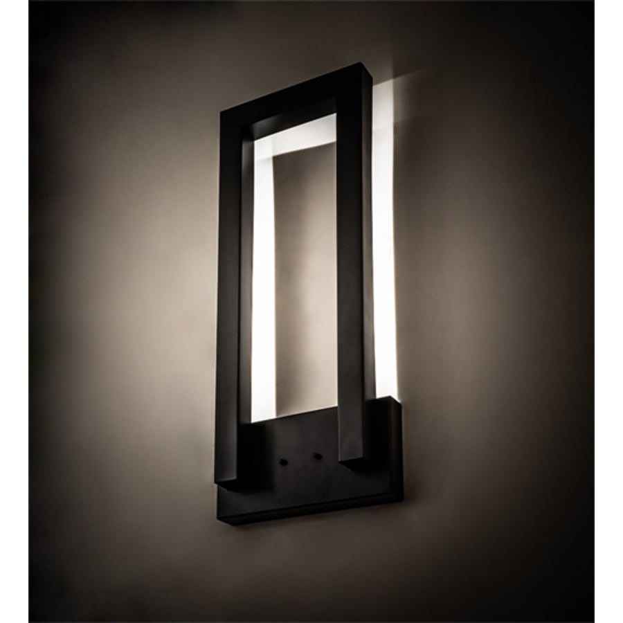 Quadrato 32" Tall LED Wall Light, Bedroom Wall Sconce, Dimensions: Height: 32"