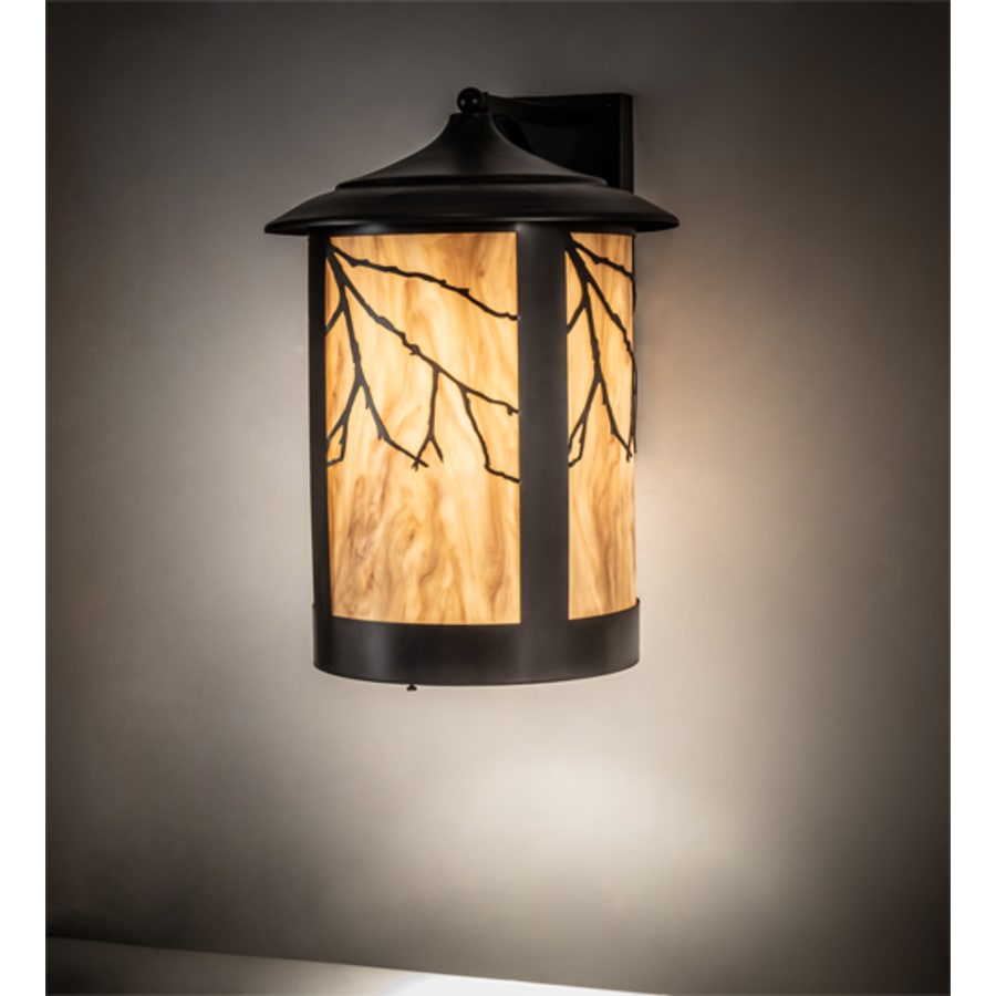 Fulton Branches 23" Tall Wall Light, Bedroom Wall Sconce, Dimensions: Height: 23"