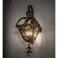 Symone 4 Light 37" Tall Wall Light, Wall Sconce, Dimensions: Height: 37"