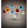 Paletta 56" Tall LED Hand Crafted Wall Light, Bedroom Wall Sconce, Dimensions: Height: 56"