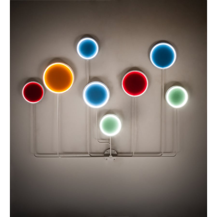 Paletta 56" Tall LED Hand Crafted Wall Light, Bedroom Wall Sconce, Dimensions: Height: 56"