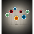 Paletta 58" Tall LED Hand Crafted Wall Light, Bedroom Wall Sconce, Dimensions: Height: 58"