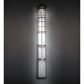 Hudson House 68" Tall Wall Light with Shade, Bedroom Wall Sconce, Dimensions: Height: 68"
