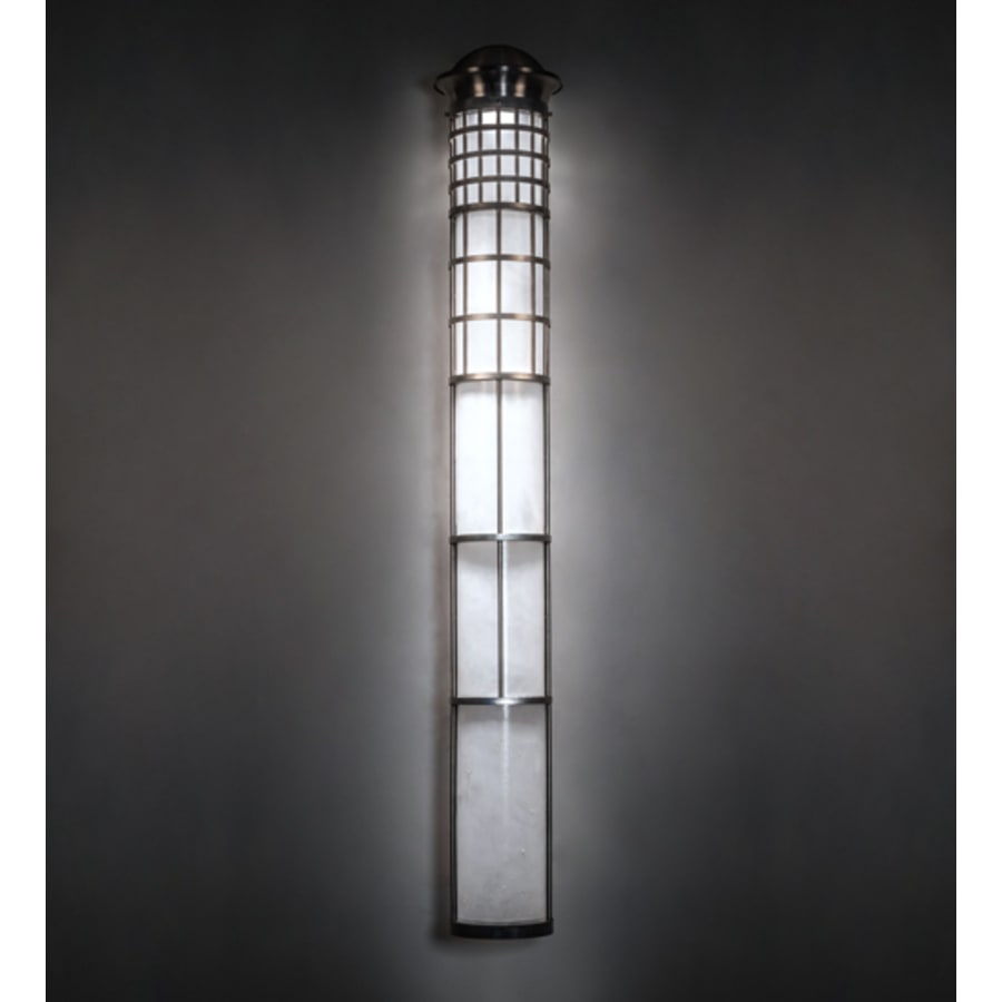Hudson House 68" Tall Wall Light with Shade, Bedroom Wall Sconce, Dimensions: Height: 68"