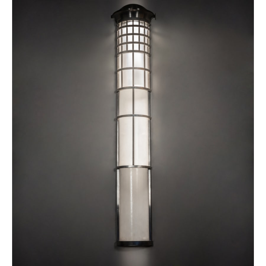 Hudson House 56" Tall Wall Light with Shade, Bedroom Wall Sconce, Dimensions: Height: 56"