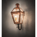 Falmouth 3 Light 27" Tall Wall Light, Bedroom Wall Sconce, Dimensions: Height: 27"