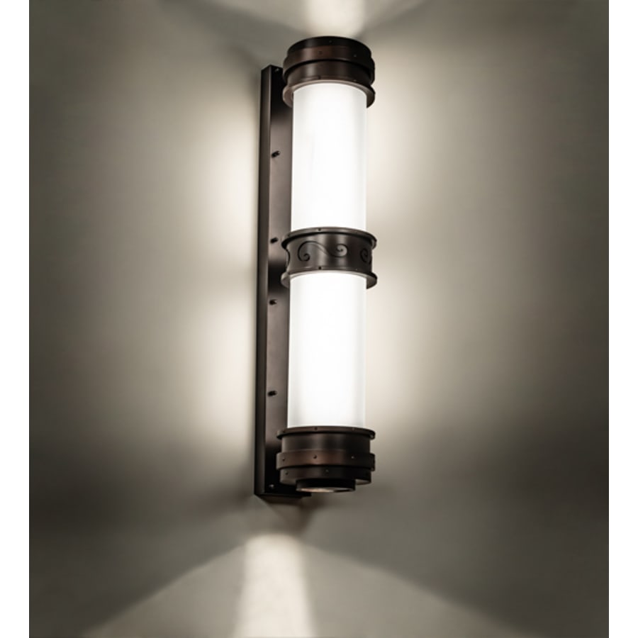 McLean 2 Light 48" Tall Wall Light, Bedroom Wall Sconce, Dimensions: Height: 48"