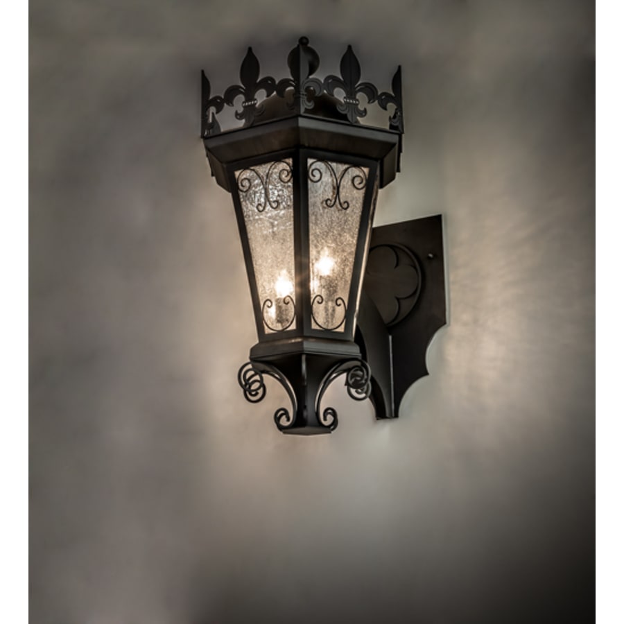 Chaumont 3 Light 37" Tall Wall Light, Bedroom Wall Sconce, 2"