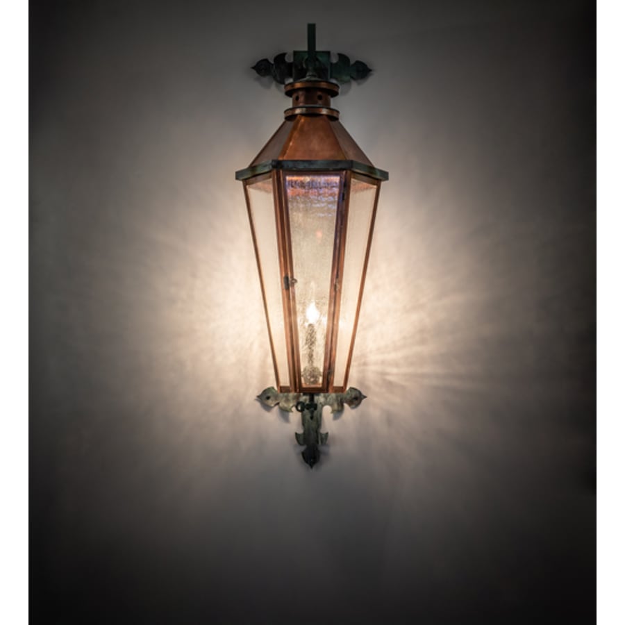 Millesime 3 Light 42" Tall Wall Light, Bedroom Wall Sconce, Dimensions: Height: 42"