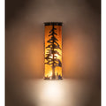 Tall Pines 16" Tall Wall Light, Bedroom Wall Sconce, Dimensions: Height: 16"