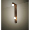 Sanderson 2 Light 48" Tall Wall Light, Bedroom Wall Sconce, Dimensions: Height: 48"