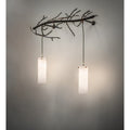 Winter Solstice 2 Light 24" Tall Wall Light, Bedroom Wall Sconce, Dimensions: Height: 24"