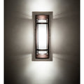 Roberts 16" Tall LED Wall Light, Bedroom Wall Sconce, Dimensions: Height: 16"