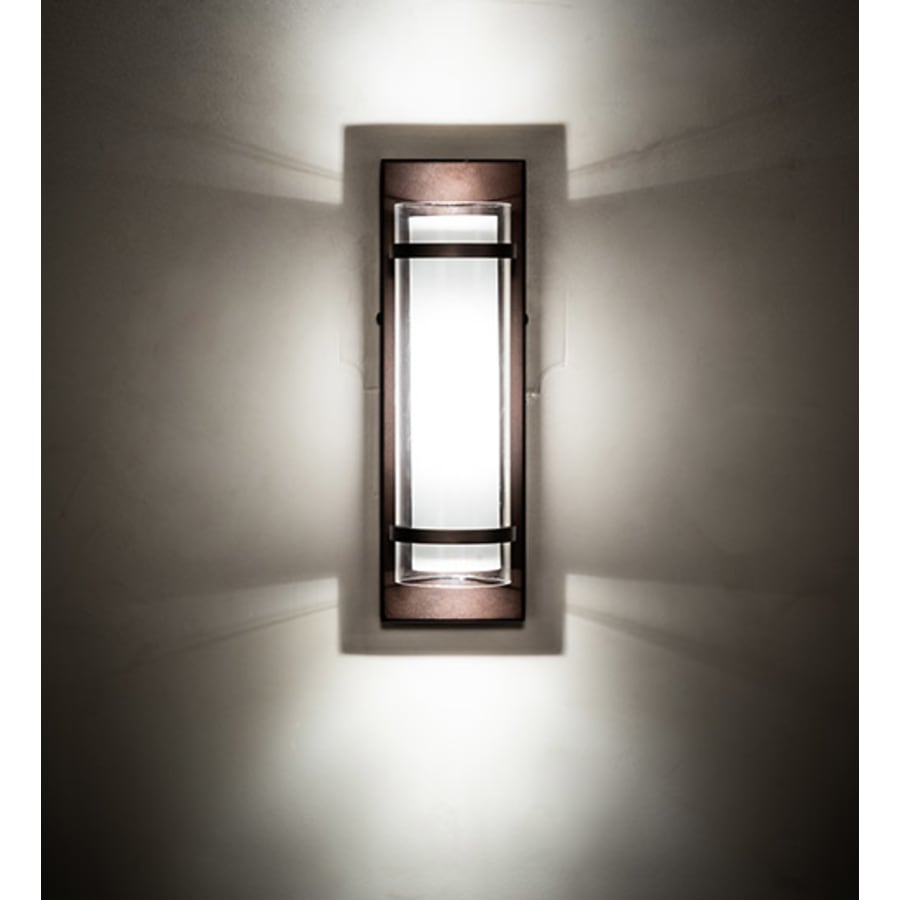 Roberts 16" Tall LED Wall Light, Bedroom Wall Sconce, Dimensions: Height: 16"