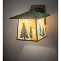 Stillwater Tall Pines 19" Tall Wall Light, Bedroom Wall Sconce, 2"