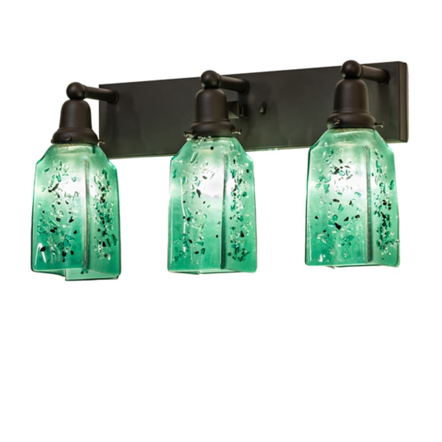 3 Light 12" Tall Wall Light, Bedroom Wall Sconce, detail 2