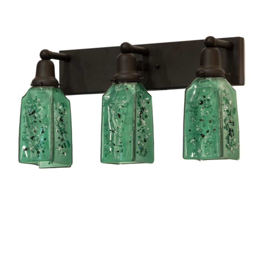 3 Light 12" Tall Wall Light, Bedroom Wall Sconce, detail 4