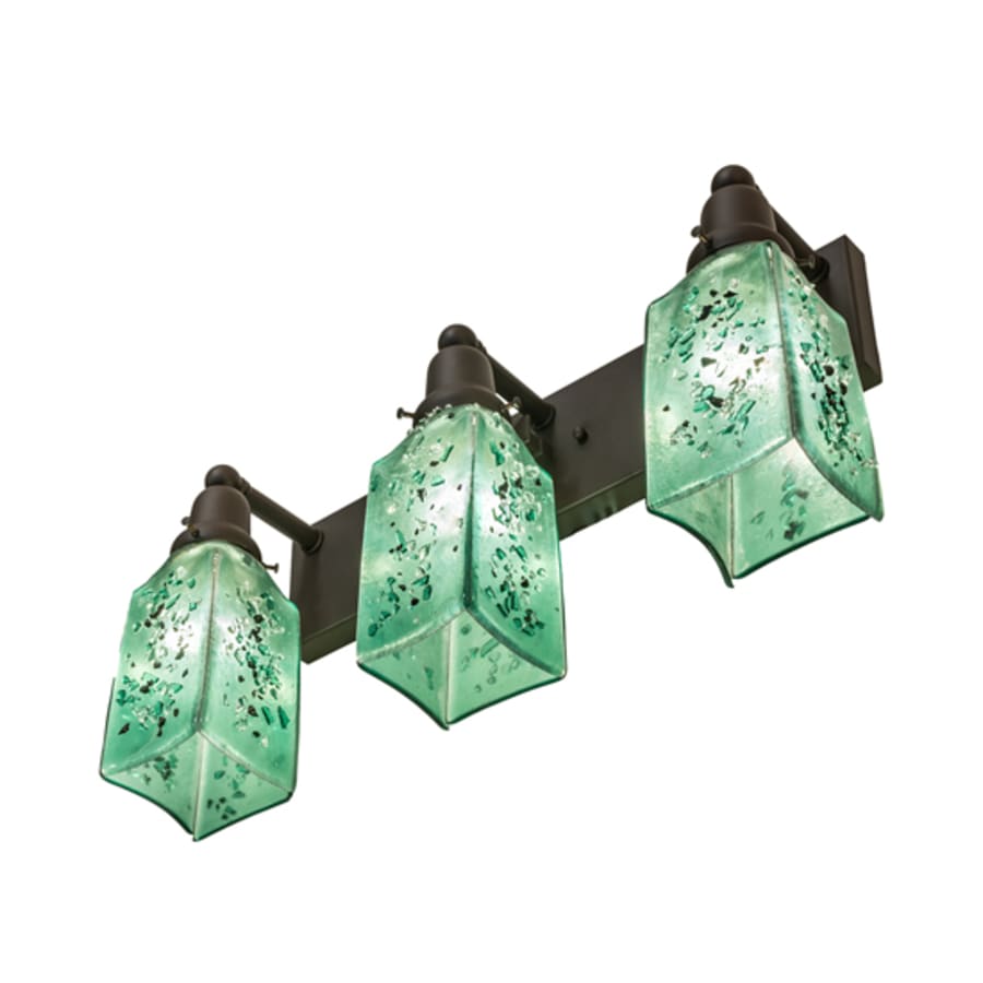 3 Light 12" Tall Wall Light, Bedroom Wall Sconce, detail 7