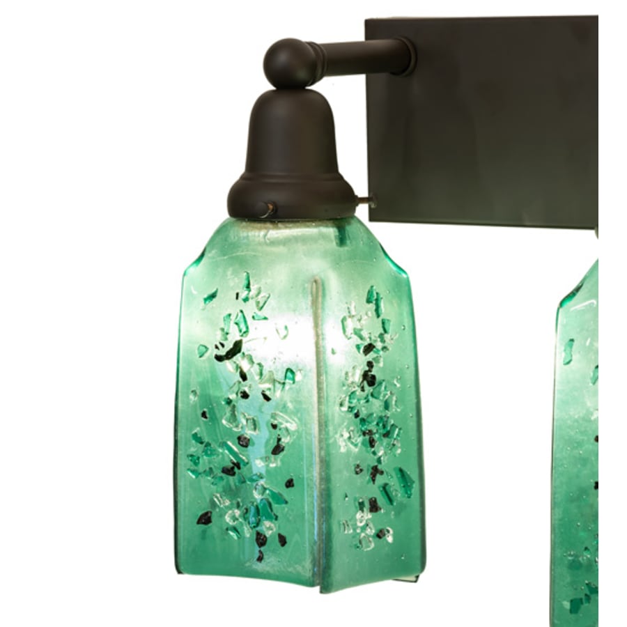 3 Light 12" Tall Wall Light, Bedroom Wall Sconce, detail 10
