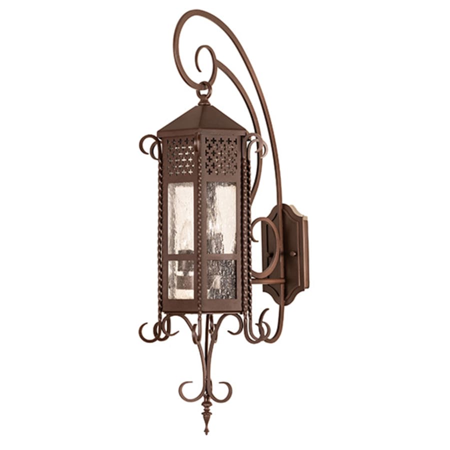 3 Light 36" Tall Wall Light, Bedroom Wall Sconce, detail 4