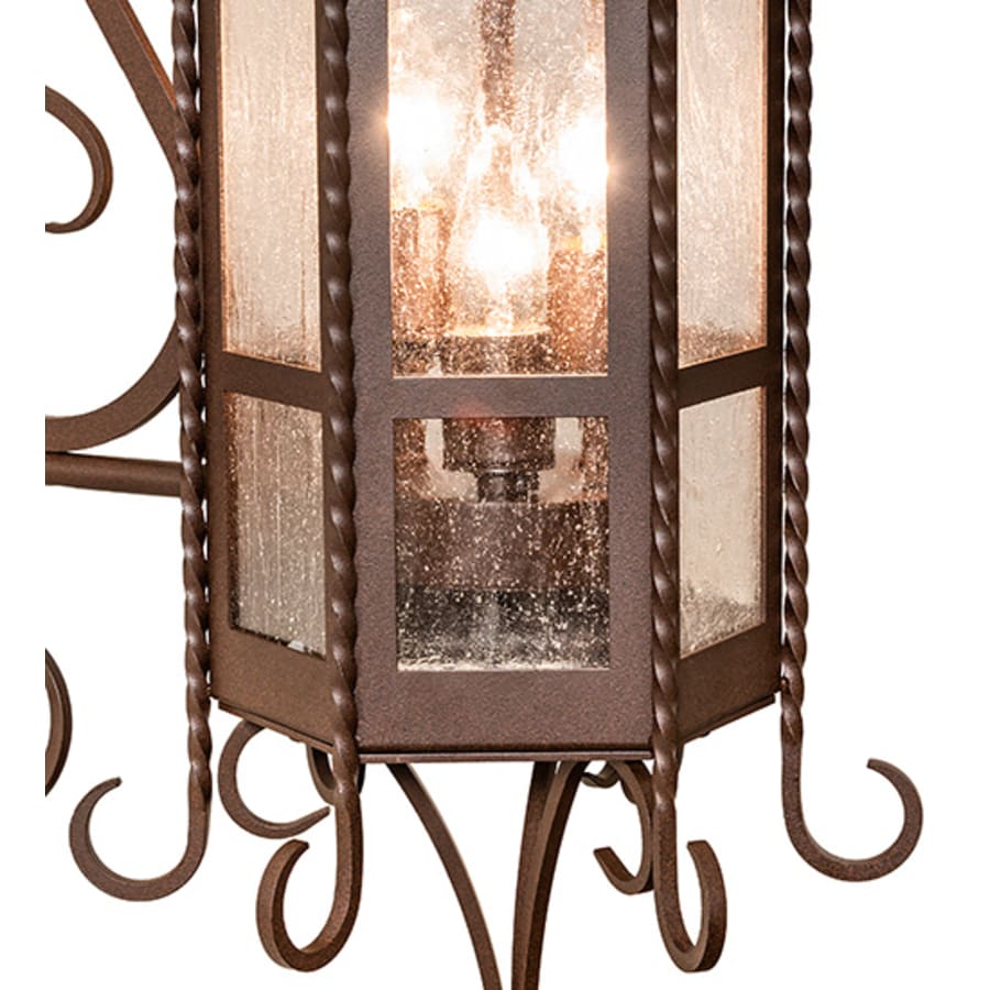 3 Light 36" Tall Wall Light, Bedroom Wall Sconce, detail 7