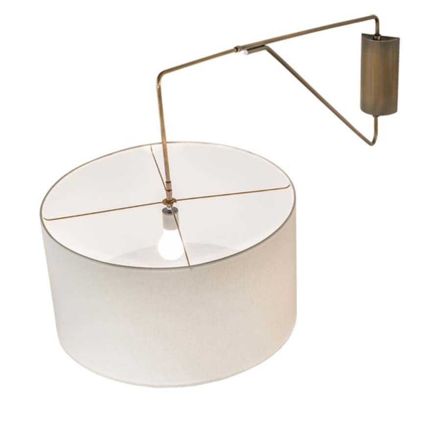 26" Tall Wall Light, Bedroom Wall Sconce, detail 5