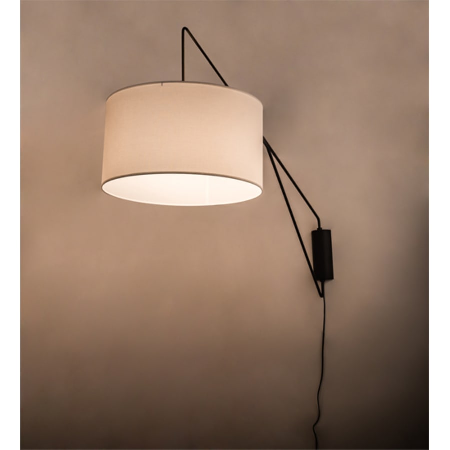 39" Tall Wall Light, Bedroom Wall Sconce, detail 3
