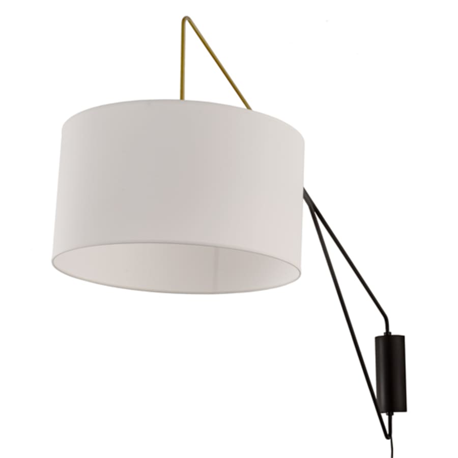 39" Tall Wall Light, Bedroom Wall Sconce, detail 5