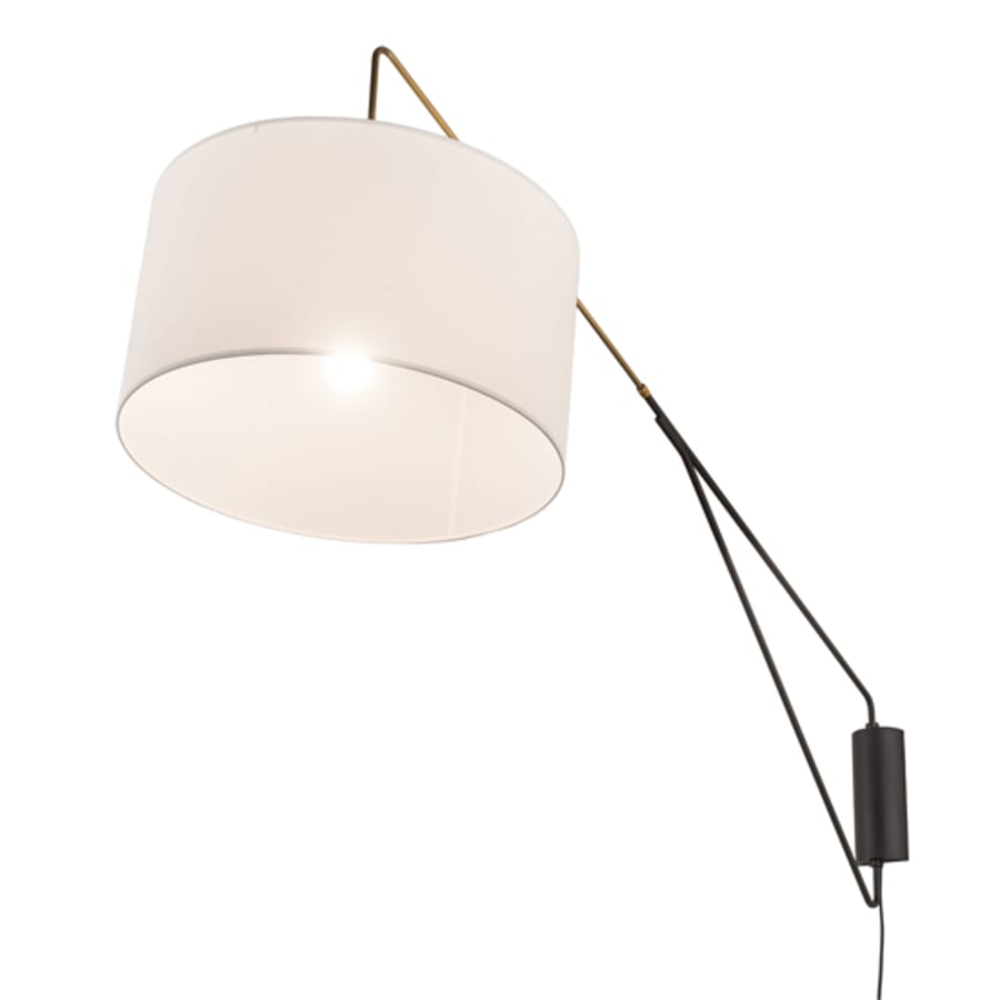 39" Tall Wall Light, Bedroom Wall Sconce, detail 8