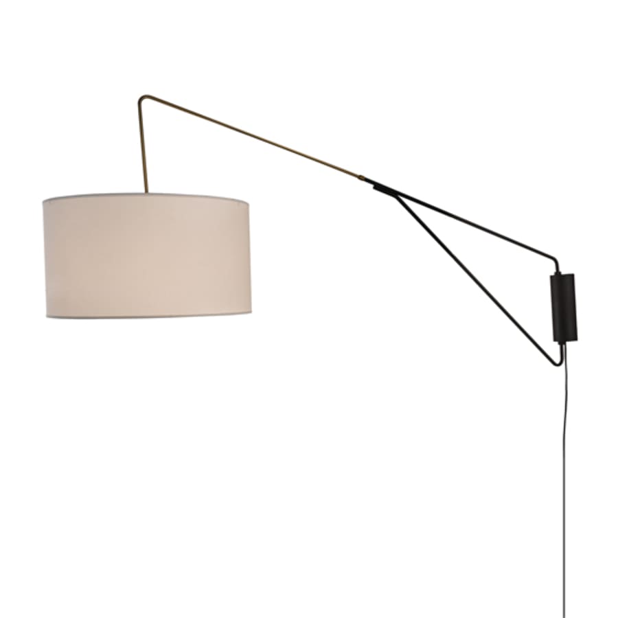 39" Tall Wall Light, Bedroom Wall Sconce, detail 10