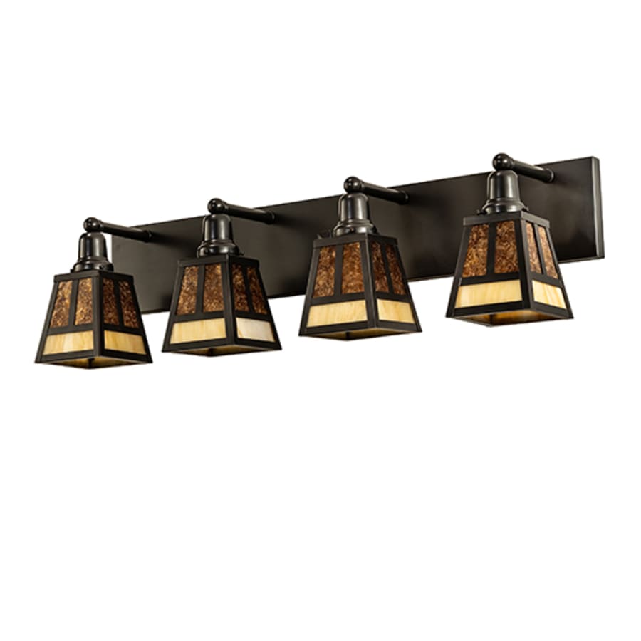 4 Light 10" Tall Wall Light, Bedroom Wall Sconce, detail 4