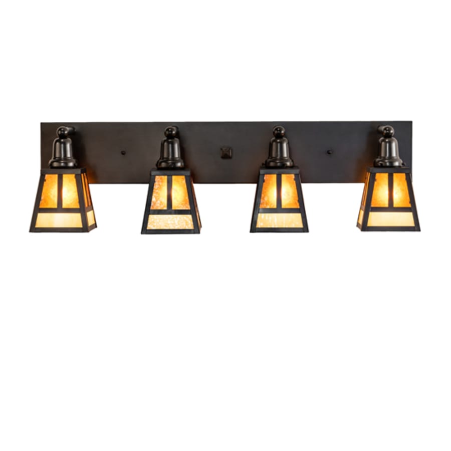 4 Light 10" Tall Wall Light, Bedroom Wall Sconce, detail 6