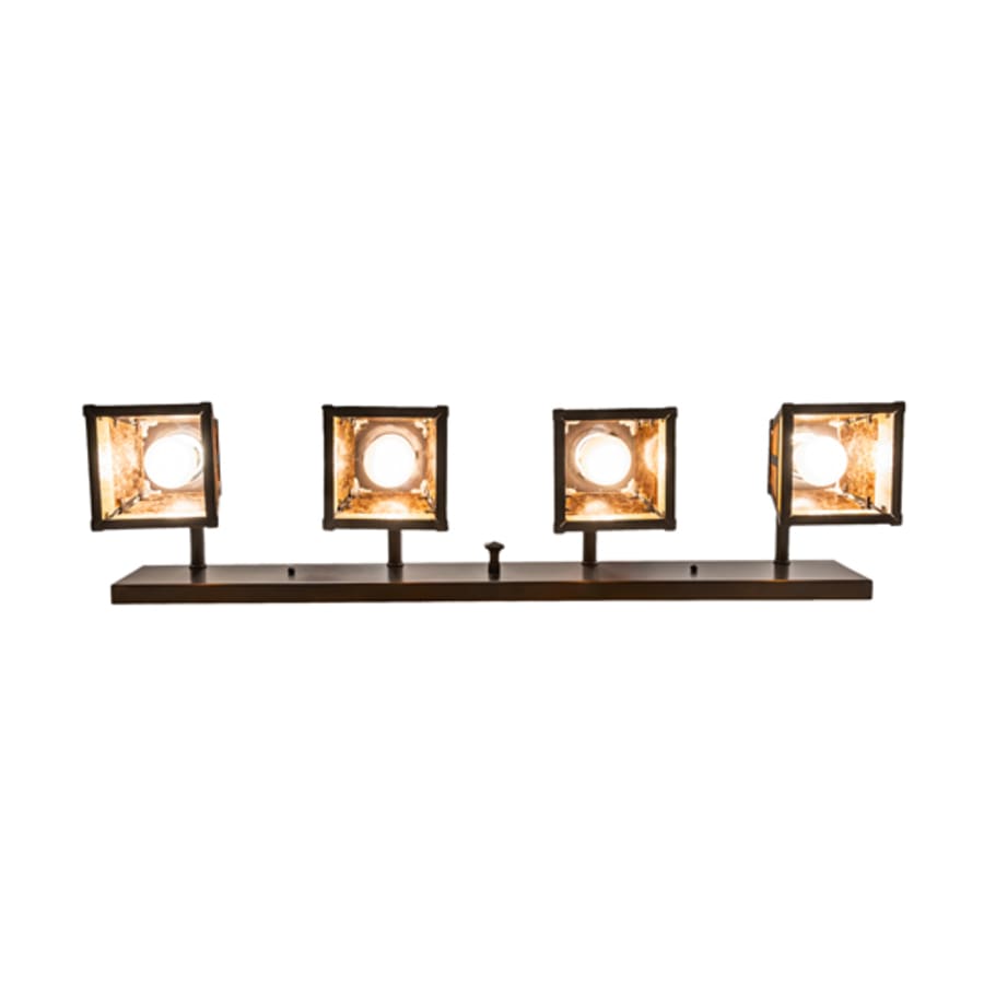 4 Light 10" Tall Wall Light, Bedroom Wall Sconce, detail 9