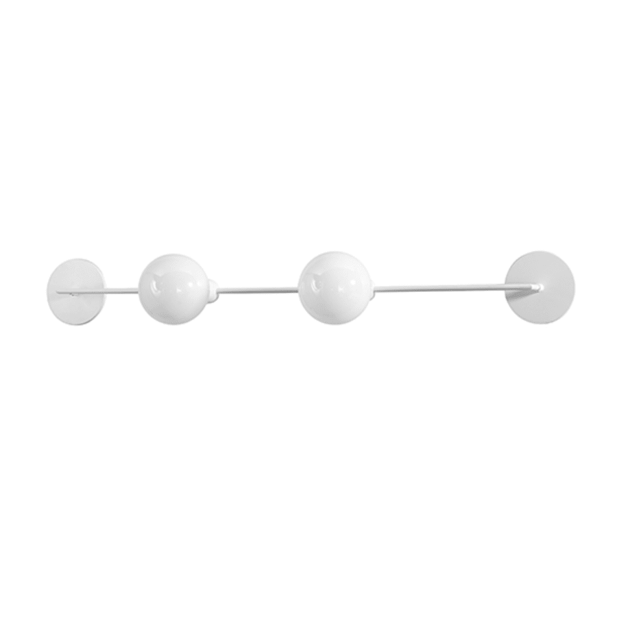 2 Light 5" Tall Wall Light, Bedroom Wall Sconce, detail 4