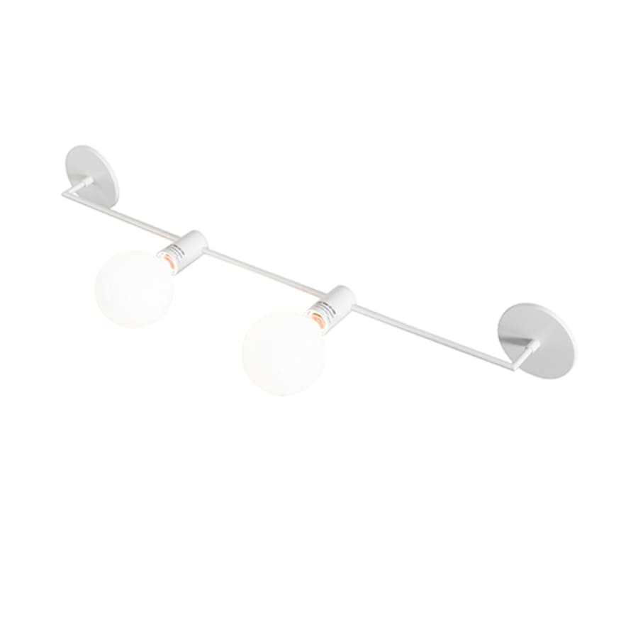 2 Light 5" Tall Wall Light, Bedroom Wall Sconce, detail 5