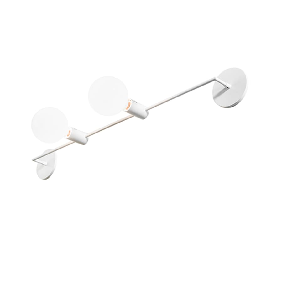2 Light 5" Tall Wall Light, Bedroom Wall Sconce, detail 7