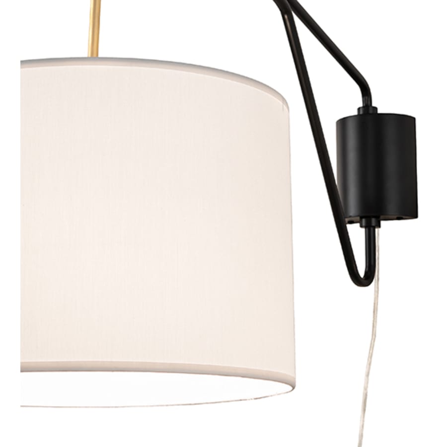 22" Tall Wall Light - Design 3, Bedroom Wall Sconce, detail 5