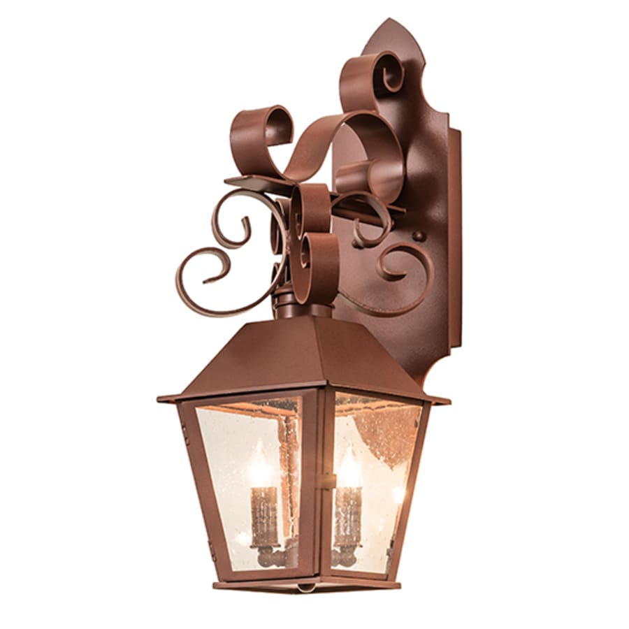 2 Light 22" Tall Wall Light, Bedroom Wall Sconce, detail 3