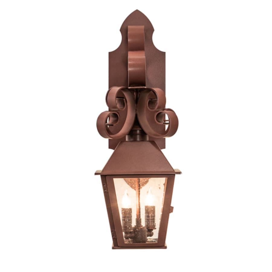 2 Light 22" Tall Wall Light, Bedroom Wall Sconce, detail 6