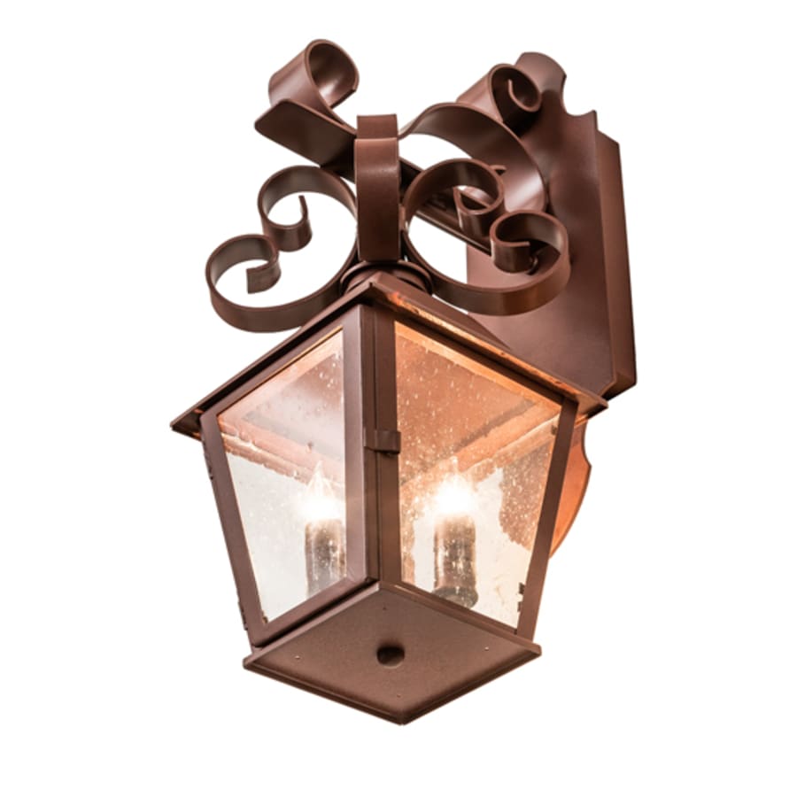 2 Light 22" Tall Wall Light, Bedroom Wall Sconce, detail 7