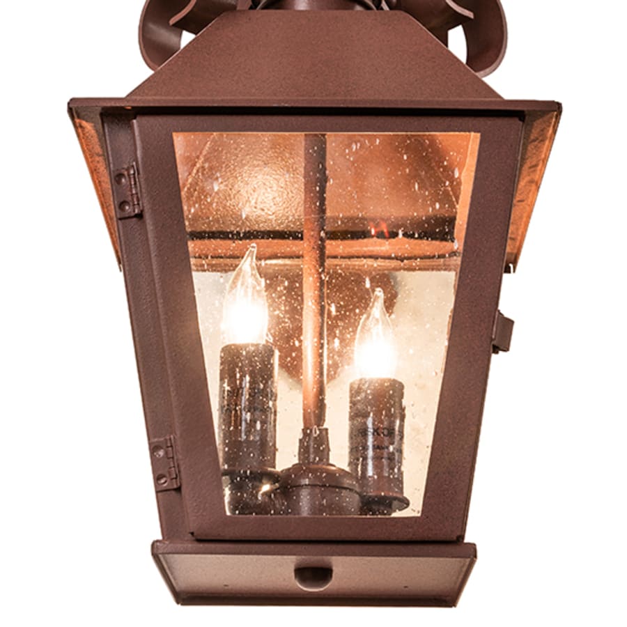 2 Light 22" Tall Wall Light, Bedroom Wall Sconce, detail 10