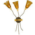 Wilmington 3 Light 33" Tall Wall Light, Bedroom Wall Sconce, Dimensions: Height: 33"