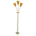 Wilmington 3 Light 80" Tall Wall Light, Bedroom Wall Sconce, Dimensions: Height: 80"