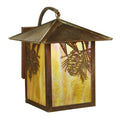 Square Seneca 22" Tall Wall Light, Bedroom Wall Sconce, Dimensions: Height: 22"